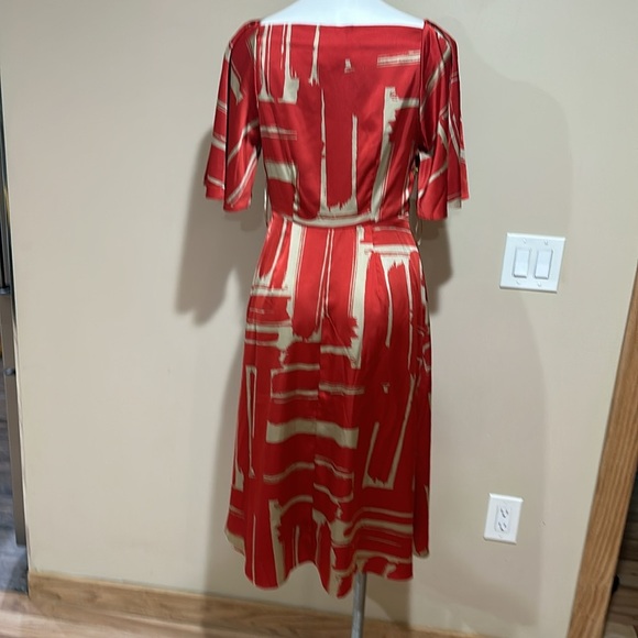 Banana Republic Factory Pink Midi Sundress with Flutter Sleeves - Picture 5 of 14